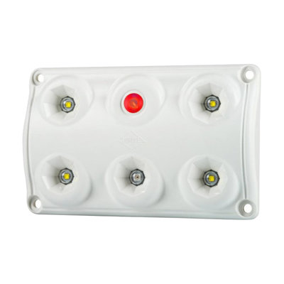 Horpol LED Innenleuchte Rot/Weiß Dimmbar + Schalter LWD 2157