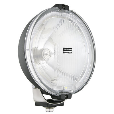 Wesem Halogen Fernscheinwerfer + LED-Ring & 2x 12V Lampe