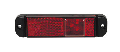 Dasteri LED Positionsleuchte Rot 9-33V