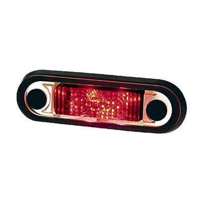 Hella Contourlamp LED 12/24V Rood 500mm Inbouw | 2XA 959 790-407