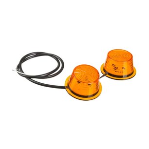 Horpol dänisch LED Begrenzungsleuchte Units Orange 2 Stück