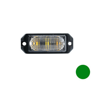 LED Blitzer 3-fach ultra Fläche Grün