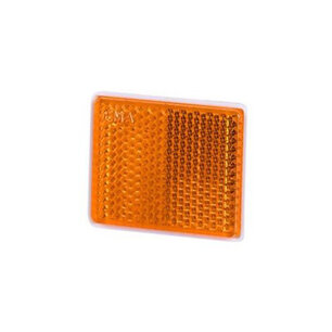 Horpol Reflektor Eckig mit Klebestreifen 47,7x38,5mm Orange