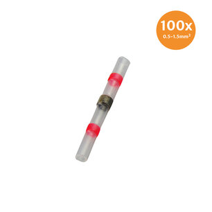 Lötmuffe Wasserdicht Rot (0.5-1.5mm) 100 Stück