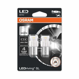 Osram P21/5W LED Retrofit Weiß 12V BAY15d 2 Stück | OFF-ROAD ONLY