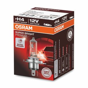 Osram H4 Halogen Birne 12V Super Bright Premium P43t