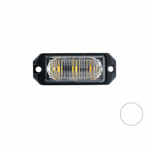 LED Blitzer 3-fach ultra Fläche Weiß