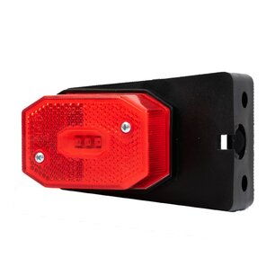Fristom LED Positionsleuchte Rot mit Eckhalter FT-001