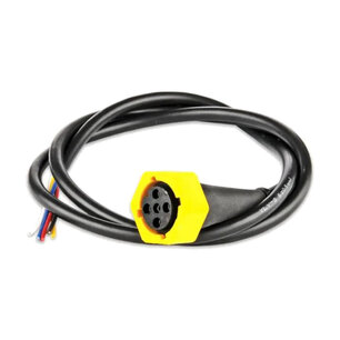 Fristom Kabel 5-poliger Bajonet Stecker Gelb Links 1 Meter