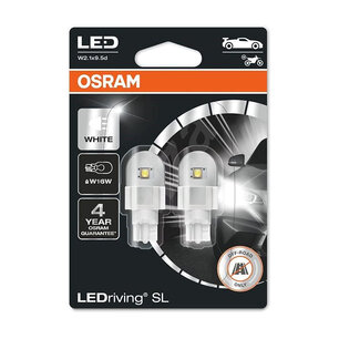 Osram W16W LED Retrofit Weiß 12V W2.1x9.5d 2 Stück | OFF-ROAD ONLY