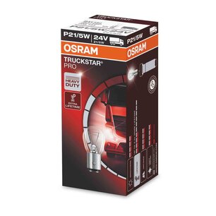 Osram P21/5W Glühbirne 24V 21W BAY15d Truckstar Pro 10 Stück