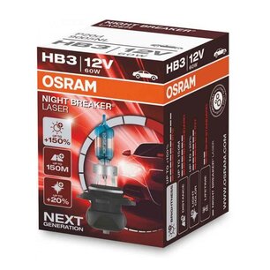 Osram HB3 Halogen Birne 12V 60W P20d Night Breaker 1 stuk