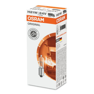 Osram Halogen lampe 24V Original Line H21W, BAY9s 10 Stück