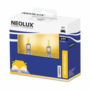 Neolux H1 Halogen Birne Gelb 12V P14.5s 2 Stück