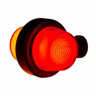 2x LED Begrenzungsleuchte mit Halter L/R, orange/rot/weiß, LED