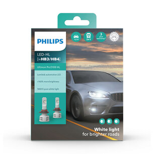 Philips LED Hauptscheinwerfer HB3/HB4 Ultinon5100