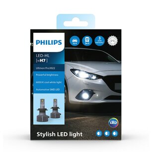 Philips H7 LED Hauptscheinwerfer 12–24 V Ultinon Pro3022 Set