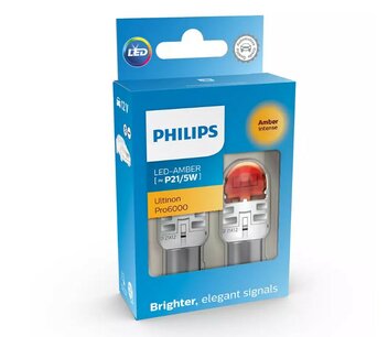 Philips P21/5W LED Retrofit Orange 12V 2 Stück