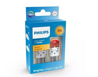 Philips P21W LED Retrofit Orange 12V 2 Stuck