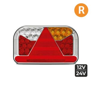 Fristom FT-170 LED Rückleuchte 5P Bajonet Rechts