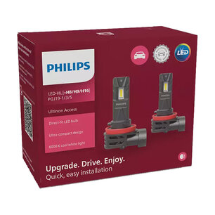 Philips H8/H9/H16 Access LED-Nebelscheinwerfer-Set 20 W PGJ19-1/3/5 12V