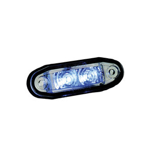 Boreman LED Positionsleuchte Blau 0,5m Kabel