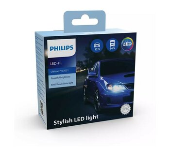 Philips LED Hauptscheinwerfer/Nebelscheinwerfer HB3/HB4 12/24V 20W 2 Stück